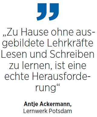 Zu Hause ohne ausgebildete Lehrkräfte Lesen und Schreiben zu lernen, ist eine echte Herausforderung