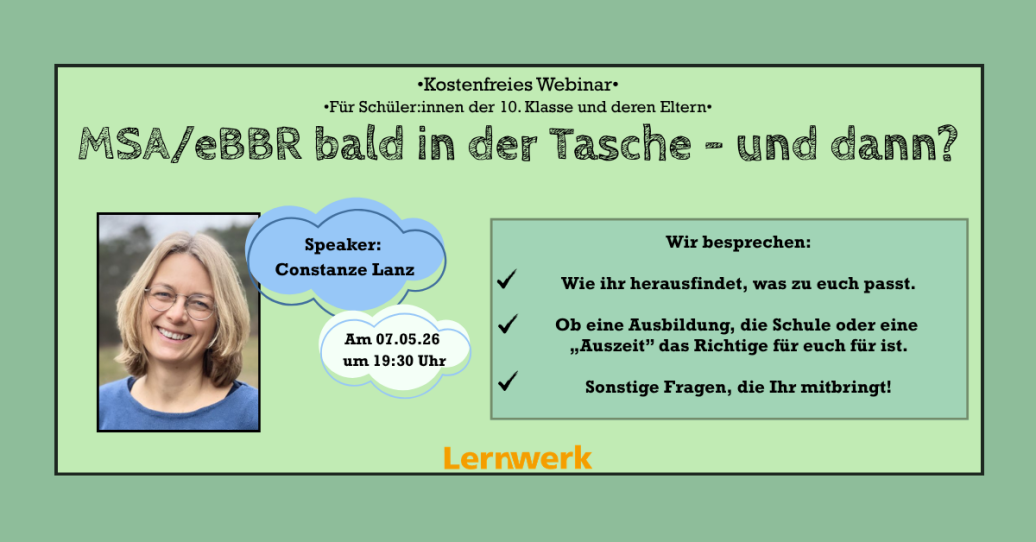 MSA oder eBBR bald in der Tasche - und dann?