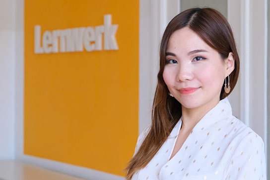 Bimba Altansukh ist Filialleitering des Lernwerk Pankow