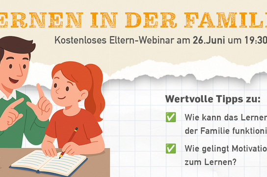 Webinar: Lernen in der Familie