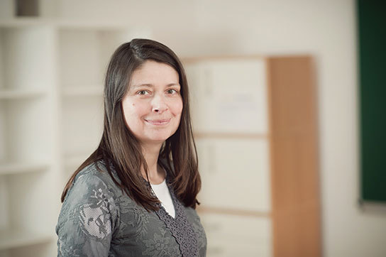 Portrait der Leiterin des Lernwerk Potsdam Antje Halberstadt-Ackermann