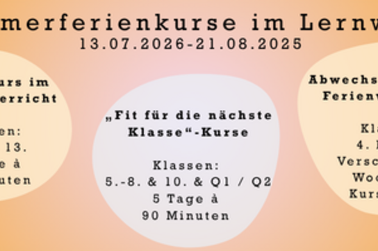 Mailing - Sommerferien 2026
