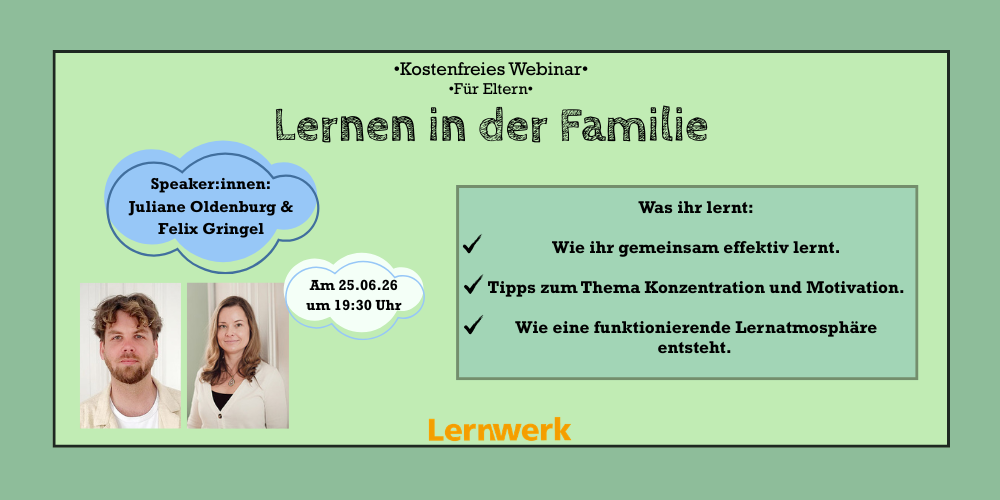 Kostenfreies Webinar: Lernen in der Famile am 25.06.2026